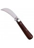 Rosewood folding knife with full pruner blade